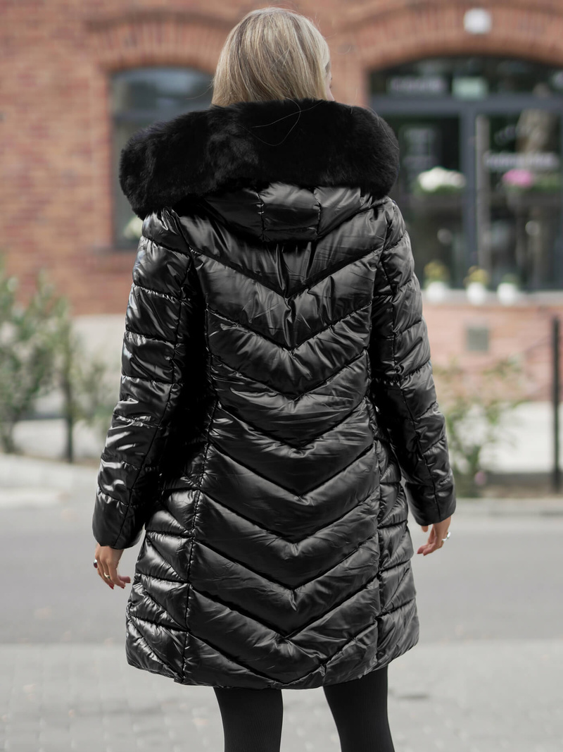 Dámská bunda černá OZONEE JS/16M9100/392Z