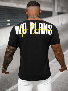 Pánské Tričko Černé OZONEE O/T1277/3