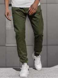 Pánské Kalhoty Jogger Khaki OZONEE O/11103