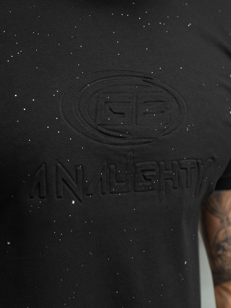 Pánské Tričko Černé OZONEE O/QQ1390