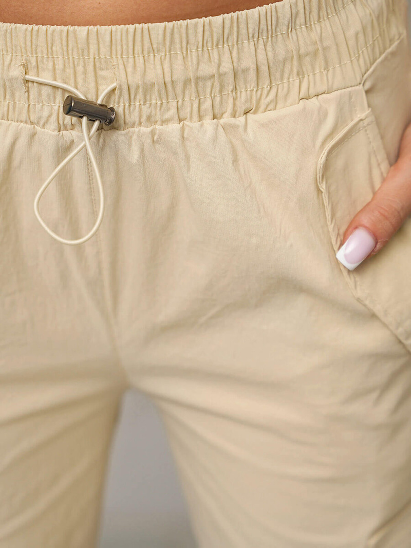 Dámské kalhoty ecru OZONEE O/TT00393