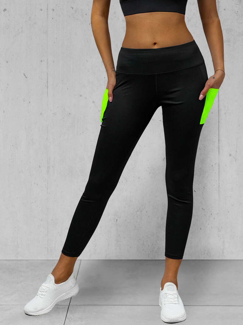 Dámské Legíny Černé OZONEE O/XL009/1