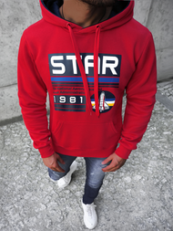 Pánská Mikina Červená OZONEE JS/Y10055