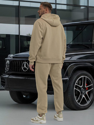 Pánská Tepláková Souprava Béžová OZONEE O/3C582AB