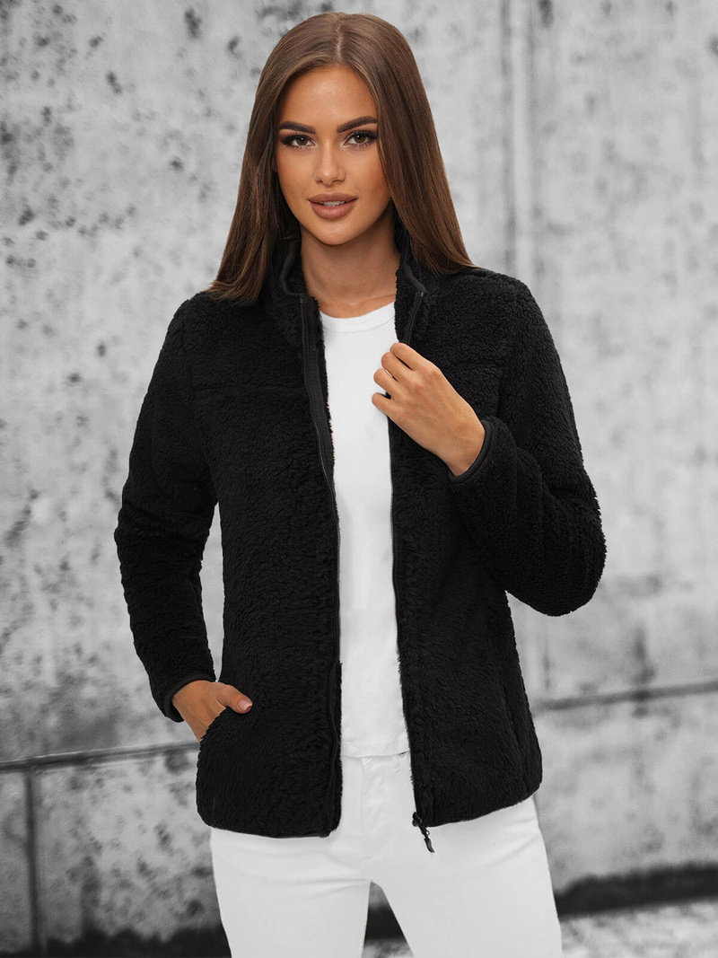 Dámská Mikina Černá OZONEE JS/HH006/1Z