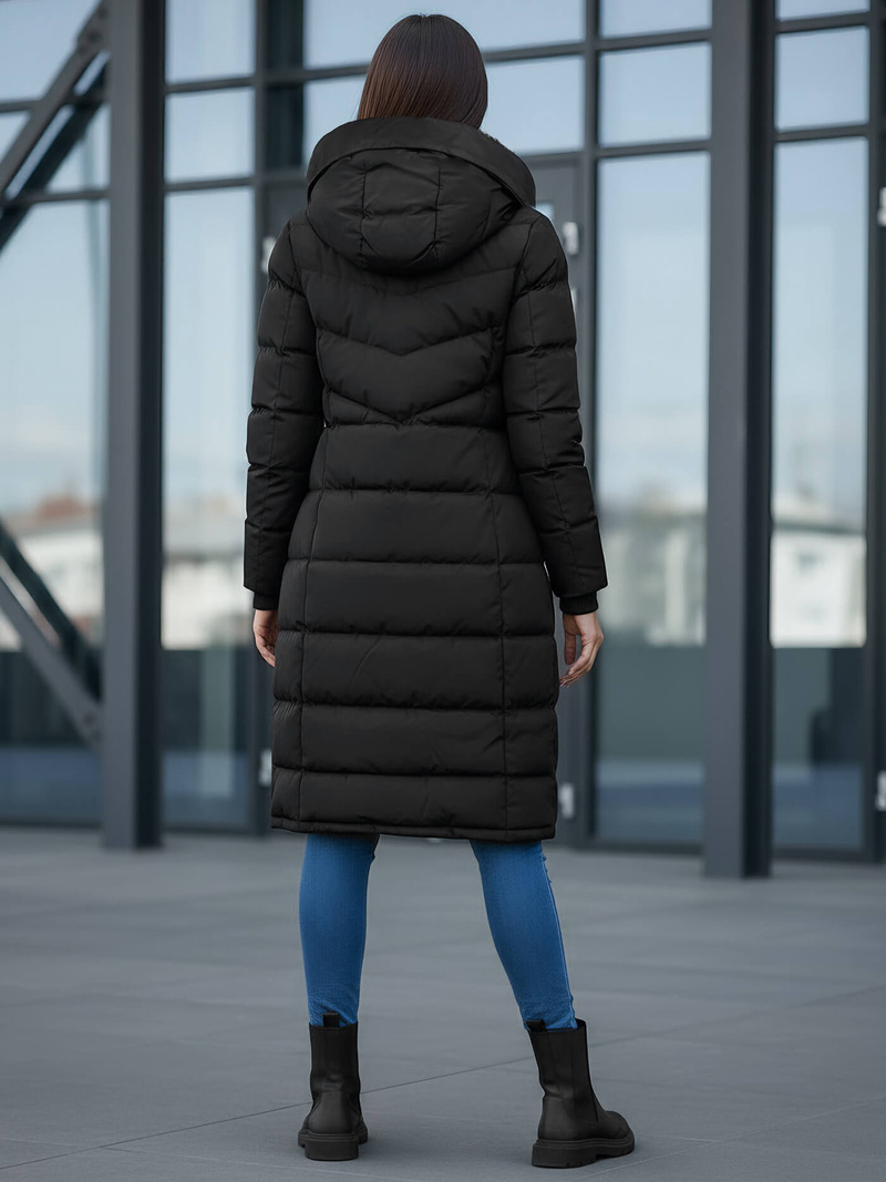 Dámská Bunda Černá OZONEE JS/M736/392Z