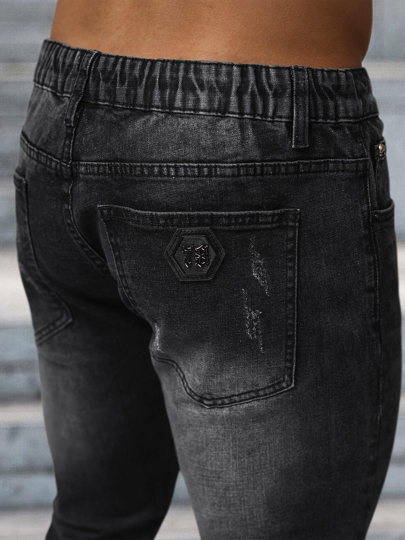 Pánské Džíny Černé OZONEE NB/MP0063/1N