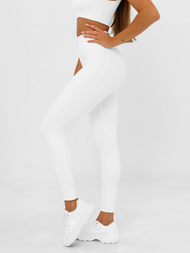 Dámské Legíny Bílé OZONEE JS/17K585/1