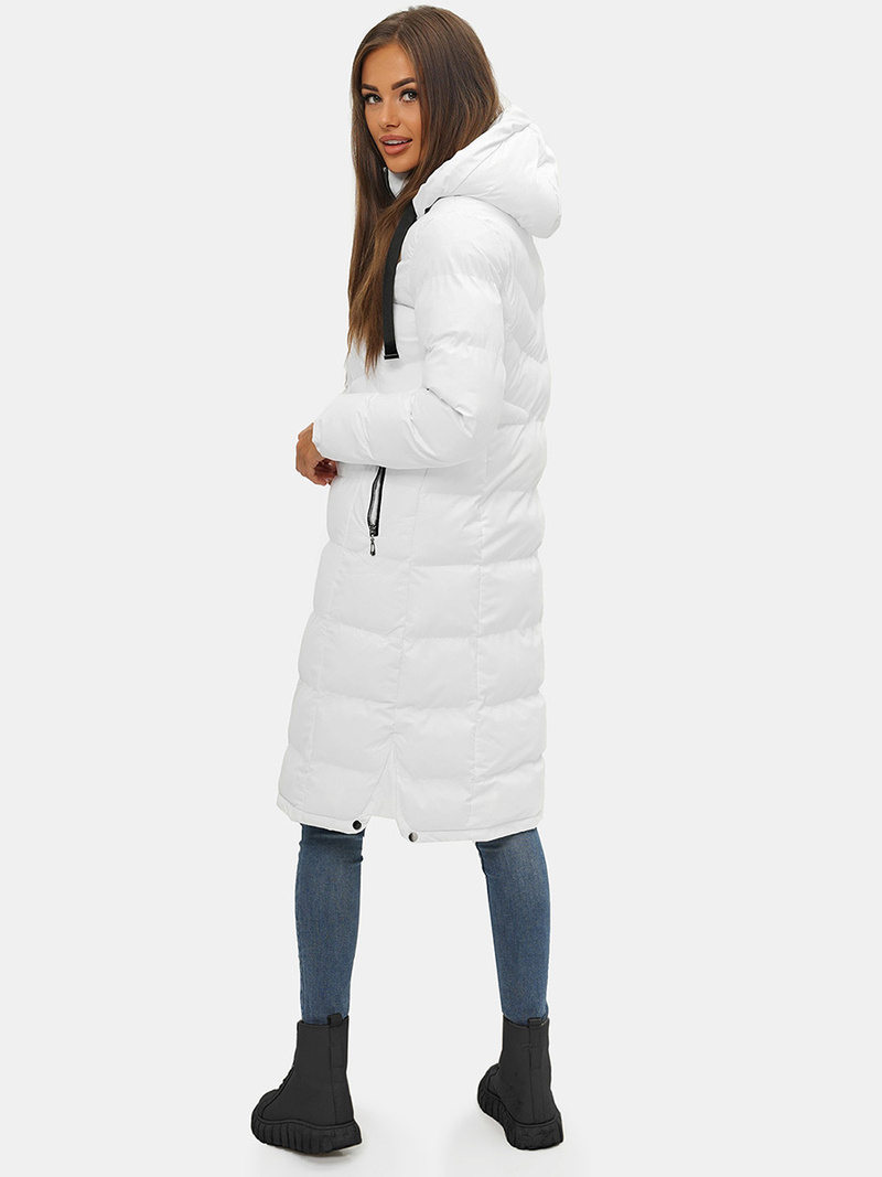 Dámská Bunda Bílá OZONEE JS/M736/281Z