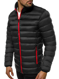 Pánská Bunda Černá/2 OZONEE JB/JP1111