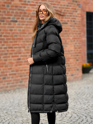 Dámská Bunda Černá OZONEE JS/M736/392Z