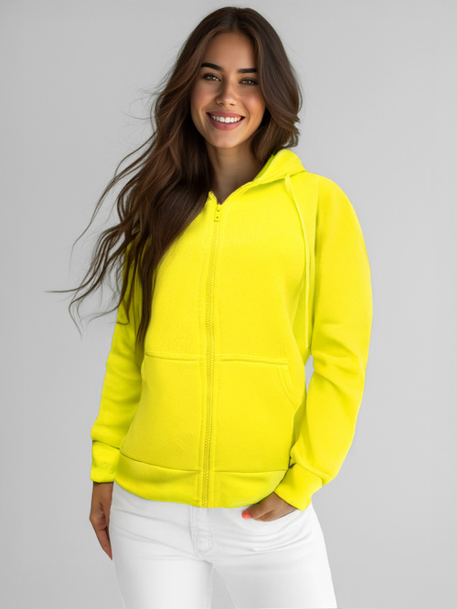 Dámská Mikina Žlutá neon OZONEE JS/W03Z