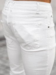 Pánské Džíny Bílé OZONEE E/5391/01Z