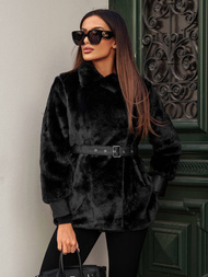 Dámská Bunda Černá OZONEE JS/11Z8075Z