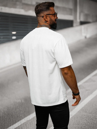 Pánské Tričko Bílé OZONEE O/3C333