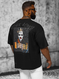 Pánské Tričko Černé OZONEE O/3429