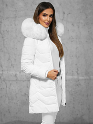 Dámská Bunda Bílá OZONEE JS/16M9121/281