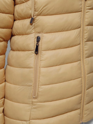 Dámská Bunda Béžová OZONEE JS/16M9101/254