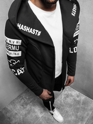 Pánská Mikina Černá OZONEE A/11110Z