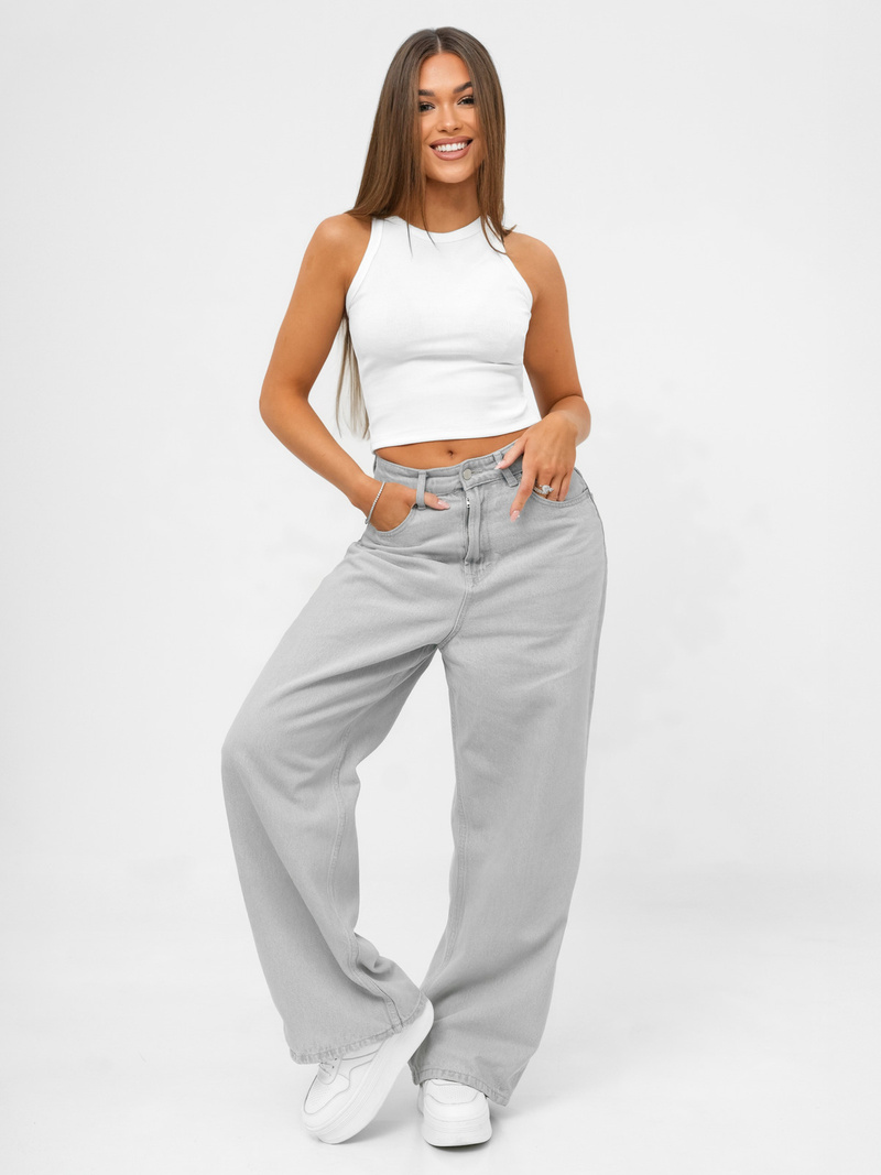 Dámské Tílko Bílé OZONEE JS/96T665/1