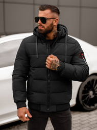 Pánská Zimní Bunda Černá OZONEE JS/31M5031/392