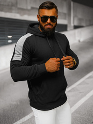 Pánská Mikina Černá OZONEE JS/8B1311/3