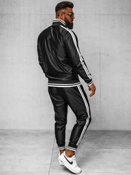 Pánská Tepláková Souprava Černá OZONEE O/3C103/9