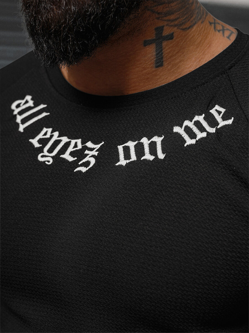 Pánské Tričko Černé OZONEE O/T7256