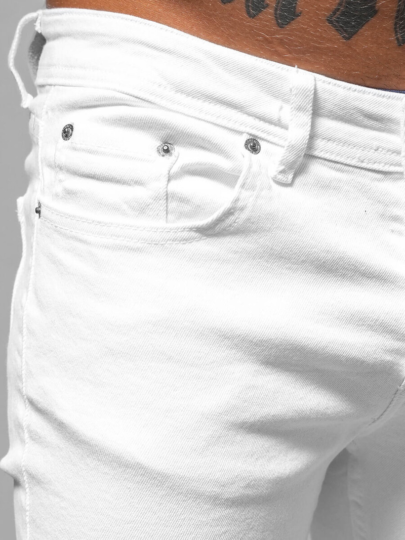 Pánské Džíny Bílé OZONEE E/5391/01