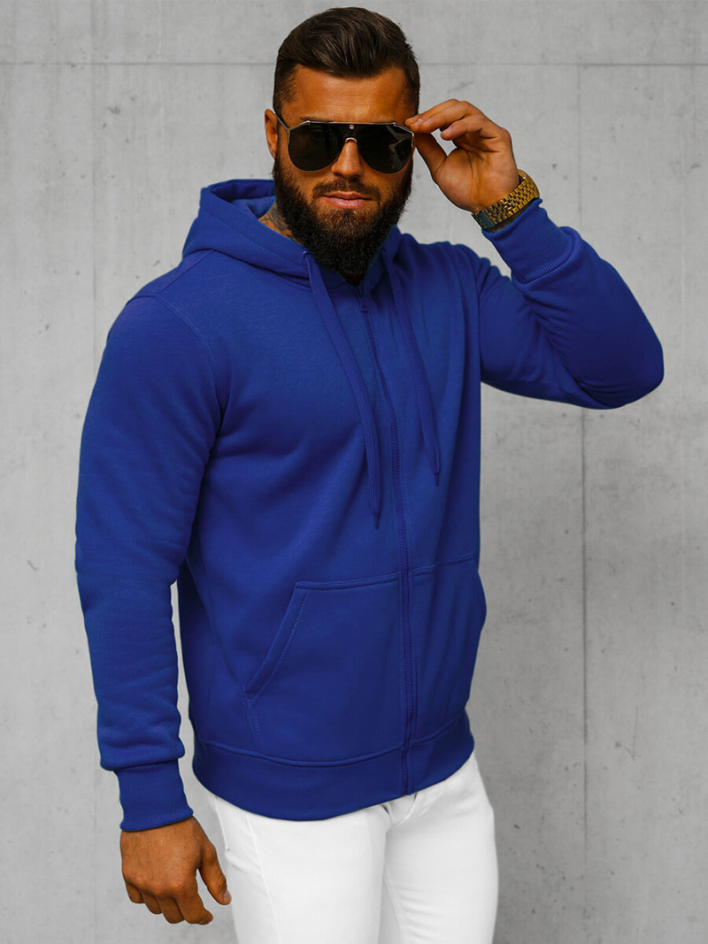 Pánská Mikina Kobaltová OZONEE JS/2008Z