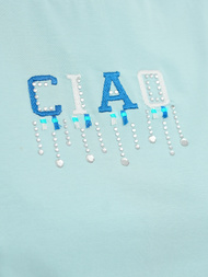 Dámské Tričko Světle-Modrá OZONEE JS/RJ77542