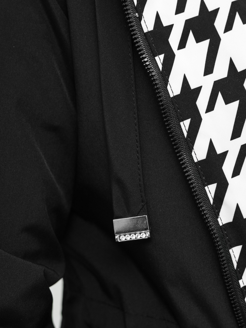 Dámská Bunda Černá OZONEE JS/16M9252/392