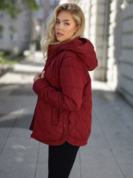 Dámská bunda burgundská OZONEE JS/16M9300/06