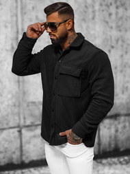 Pánská Košile Černá OZONEE O/GOM23040