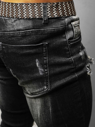 Pánské Džíny Černé OZONEE NB/MP0026G