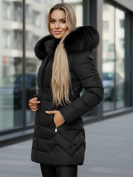 Dámská Bunda Černá OZONEE JS/16M9121/392Z