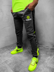 Pánské Tepláky Grafitové OZONEE JS/AM92Z