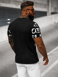 Pánské Tričko Černé OZONEE O/8T1280/3