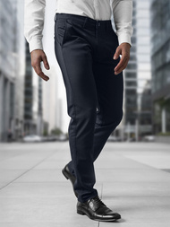 Pánské Chino Kalhoty Námořnické Modré OZONEE V/5100