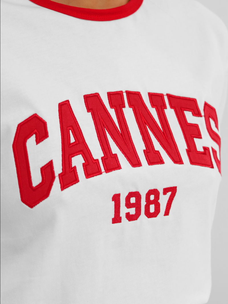 Dámské Tričko Bílé OZONEE JS/R62184