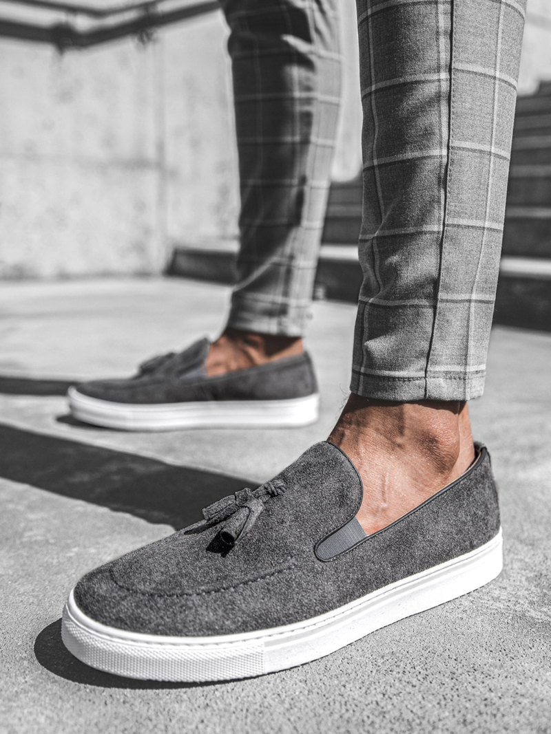 Pánské Boty Slip-On Šedé TAM/475