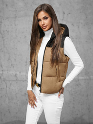 Dámská Vesta Camelová OZONEE JS/16M9112/84