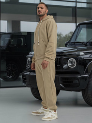 Pánská Tepláková Souprava Béžová OZONEE O/3C582AB