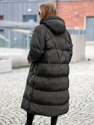 Dámská Bunda Černá OZONEE JS/5M3163/392Z
