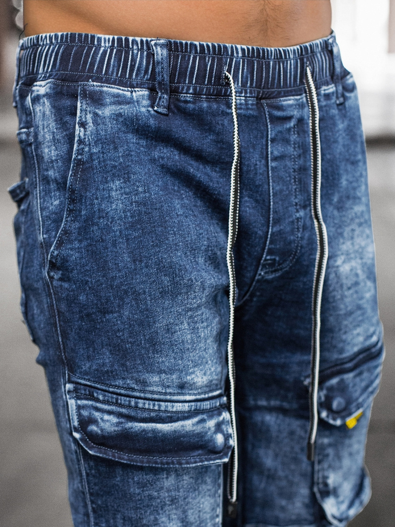 Pánské Džíny Jogger Modré OZONEE DR/TF070