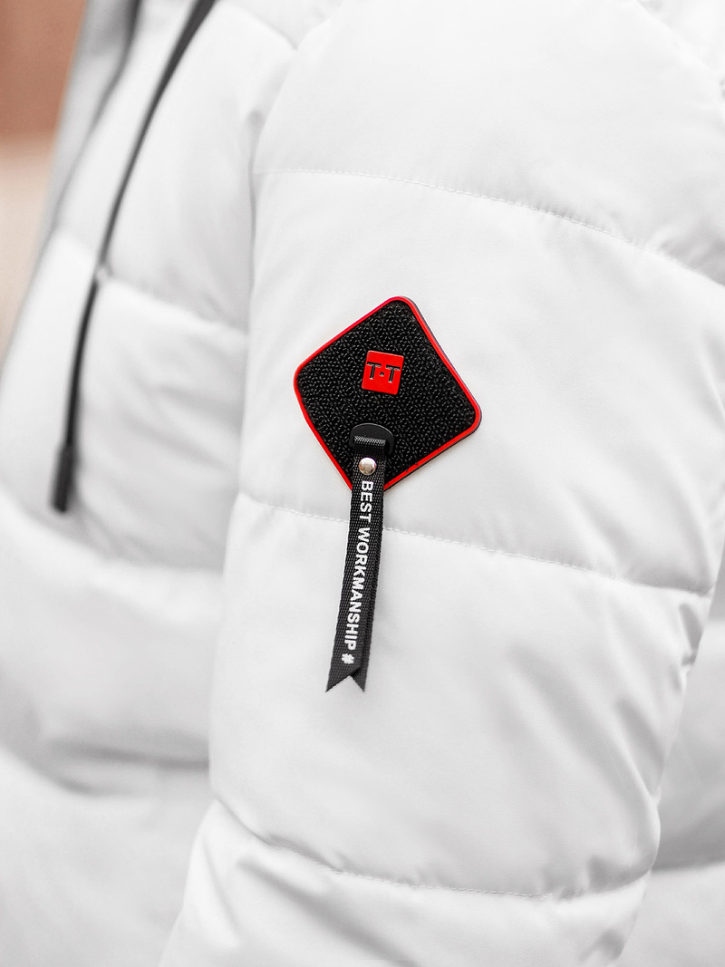 Pánská Zimní Bunda Bílá OZONEE JS/31M5031/281Z