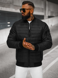 Pánská Bunda Černá OZONEE JS/MY02Z 