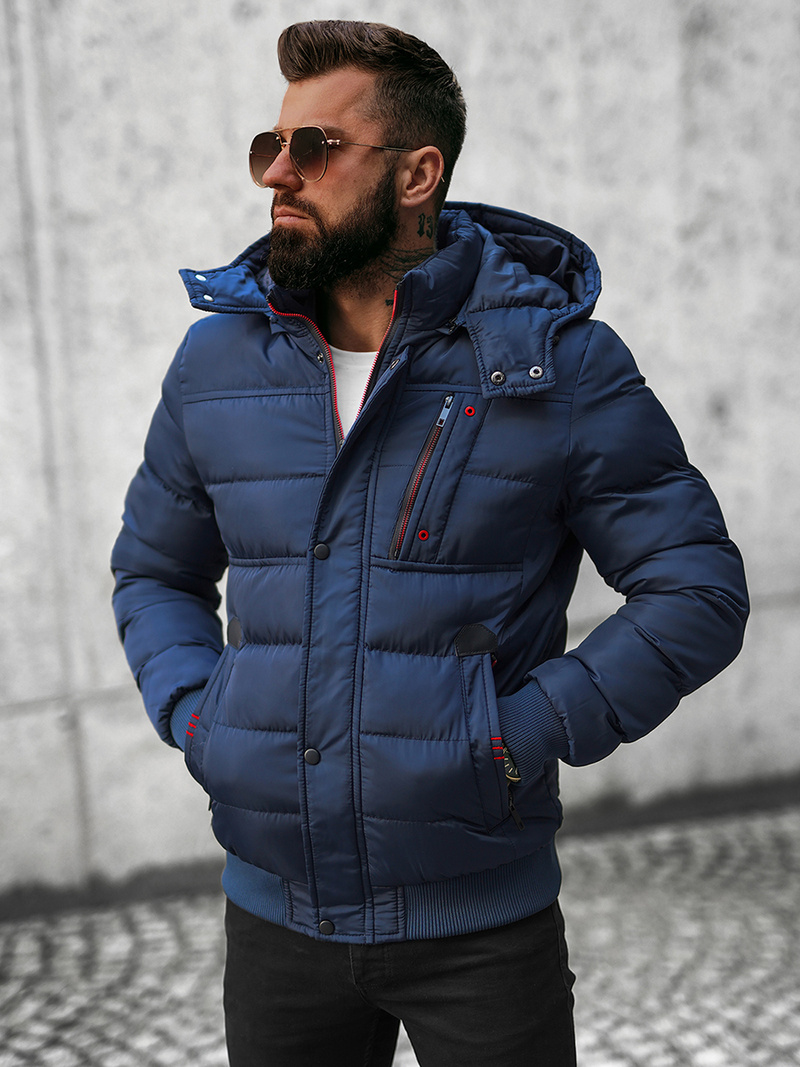 Pánská Bunda Námořnická Modřá OZONEE JB/JP1185Z