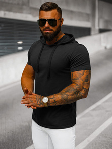 Pánské Tričko Černé OZONEE JS/8T89/3