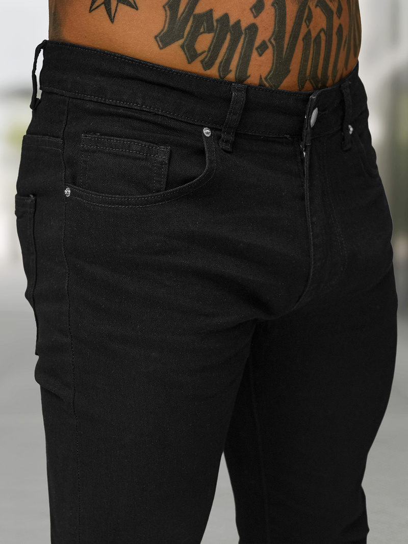 Pánské Džíny Černé OZONEE BL/JK885